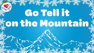Go Tell it on the Mountain Christmas KARAOKE Song 🎤🎄 Christmas Love to Sing