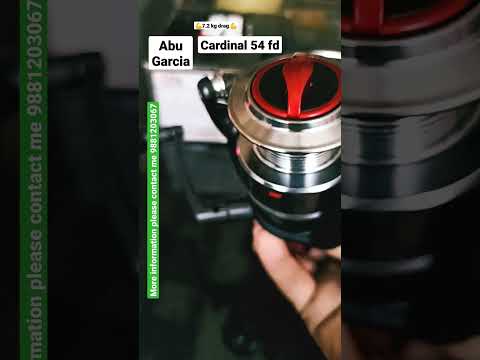 Abu garcia cardinal 54 fd spinning reel available for sale more information  contact me 9881203067👍🥰