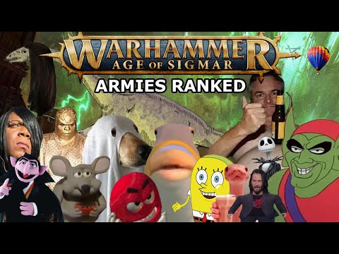 Ranking Every Army in Warhammer Age of Sigmar