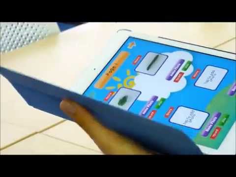 政治経済学科 2014/8/2オープンキャンパス 欧米文化学科　模擬講義「iPad を使って小学校外国語活動を体験しよう！」
