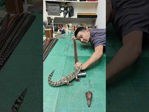 crocodile leather belt crocodile leather imported from South Africa private customization