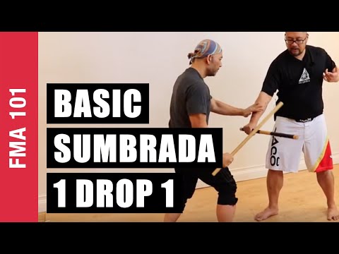 Basic Sumbrada "1-drop-1" in Filipino Martial Arts | Kali | Eskrima | Arnis | FMA 101 EP 09