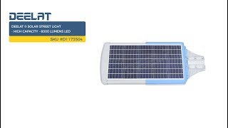 Solar Street Light - High Capacity - 6000 Lumens LED SKU #D1173504