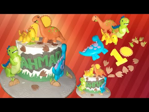 Dinosaurs Craft Cake | How To Make A Dinosaurs Cakes| irfan chef u4b