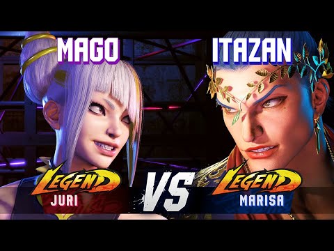 SF6 ▰ MAGO (Juri) vs ITAZAN (Marisa) ▰ High Level Gameplay