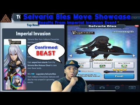 Sega Heroes - Selvaria Bles Moves Showcase - Results of Imperial Invasion Event