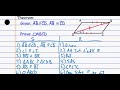 Proving Quadrilaterals are Parallelograms