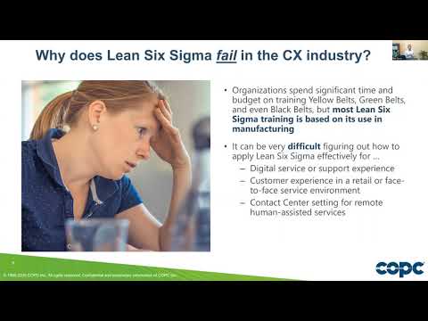 COPC Inc. Webinar: Lean Six Sigma for CX Operations