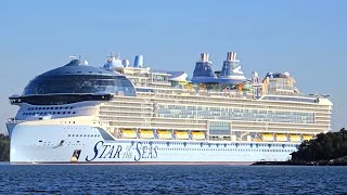 Star Of The Seas has arrived to The Port of Cadiz | World's LARGEST cruise ship compilation video