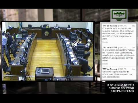 Dissídio Coletivo de 17 de junho de 2015