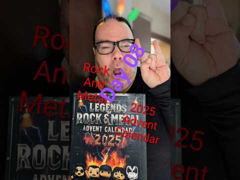 Rock and Metal Advent Calendar Day08 for 12/08/2025 #advent #christmas #calendar #vlog #metal #rock