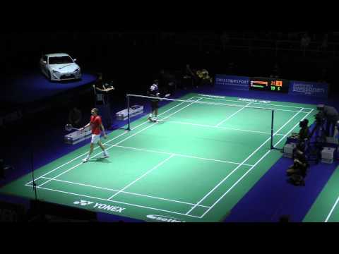 [HD] QF - MS - Viktor Axelsen vs Rajiv Ouseph - 2014 Swiss Badminton Open