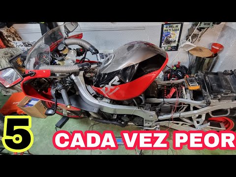 5❤️ MÁS PROBLEMAS ZXR SONAJERO😡 BOMBA DE GASOLINA NO VA Y BATERÍA …..Moto parada años
