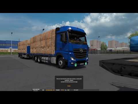 ETS2 1.36 Open Beta Mercedes Actros MP4 2545 Bremen - Rostock