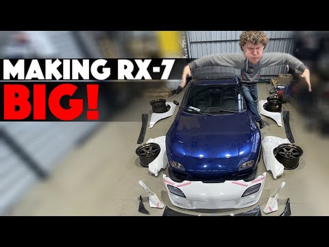 My Widebody RX7 gets WIDER