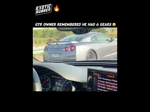 Nissan GTR Remembered He Had More Gears