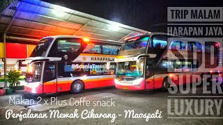 Download lagu Naik Bus Harapan Jaya DOUBLE DECKER Cikarang - Madiun mp3