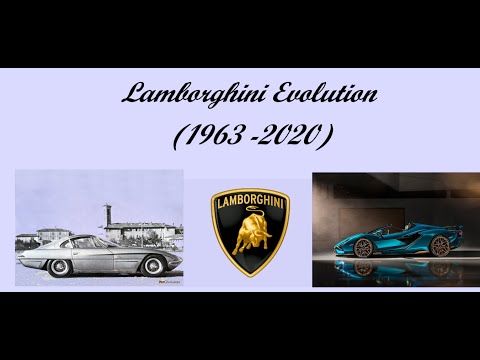 Thumbnail for SPEED CAR LAMBORGHINI EVOLUTION 1963 TO 2020 by Lamborghini 5-95 Zagato