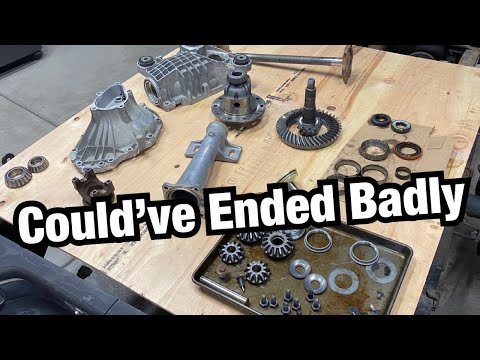 Finding Mistakes in my AWD donor axle: GM 8.25 IFS Re-gear Attempt Pt.1