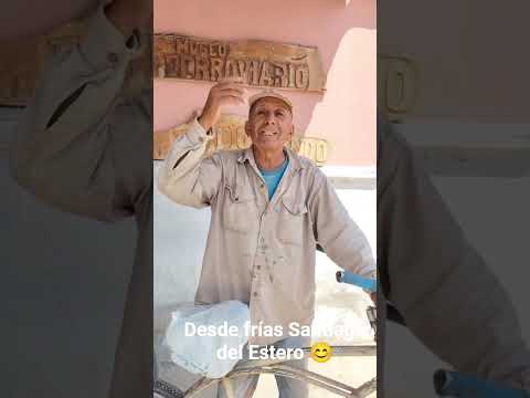 acá estamos con don Santillan que no va a redactar un poema desde frías Santiago del Estero 😊