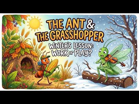 Why Did the Grasshopper Cry in Winter?The Ant and the Grasshopper | Hard Work Pays Off | viral