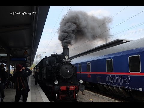 Dampfsonderfahrt mit der Baureihe 70 083 und 139 310 in und um München
