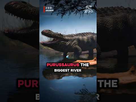 The giant that ruled ancient rivers meet Purussaurus!  #Prehistoric #Predator #crocodile #dinosaurs