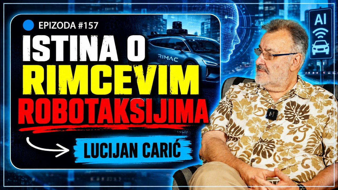 LUCIJAN CARIĆ -Otvoreno o robotaksijima ,umjetnoj intelegenciji PODCAST ČUŠPAJZ #157