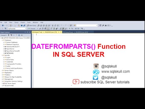 Datefromparts Function In Sql Server Date Function In Sql Server