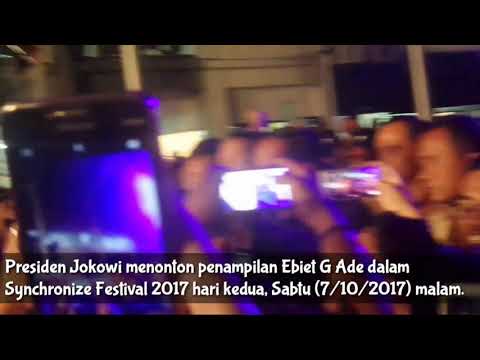 Jokowi Bikin Ebiet G Ade "Shock" di Synchronize Festival 2017