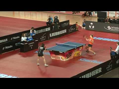 EURO 2019 : LI Qian - Daniela MONTEIRO DODEAN