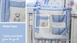 Porta Treco Teddy Azul | Ref: 50377