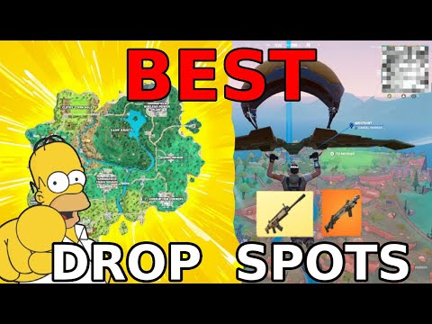 Best Simpsons Fortnite Map Drop Spots Revealed!