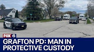 Grafton incident; man taken into protective custody | FOX6 News Milwaukee