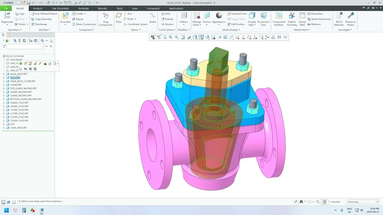 BOM - Xuất kích thước của từng part trong cụm Assembly
