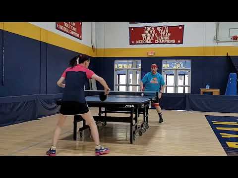 Texas Wesleyan University Spring 2022 Table Tennis Tournament - U1700 match 2