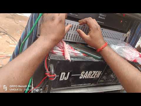 Dbx equalizer Setting by Dj sarzen || Unique Dj King 👑