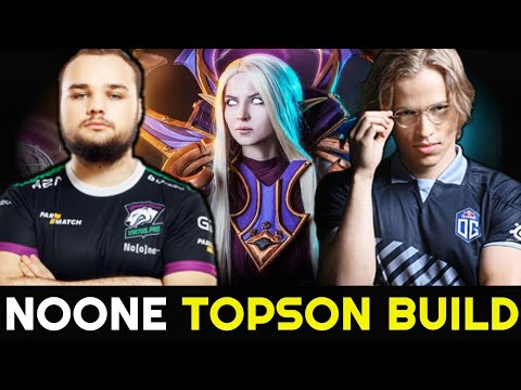 NOONE Invoker with Topson Build - Meteor Hammer + Urn of Shadows 7.27 Dota 2