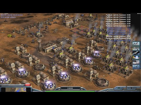 USA - Command & Conquer Generals Zero Hour - 1 vs 7 HARD Gameplay