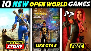 Top 10 FREE Games Like GTA 5 For Pc😍 You Should Download & PLAY While Waiting For GTA 6 🔥