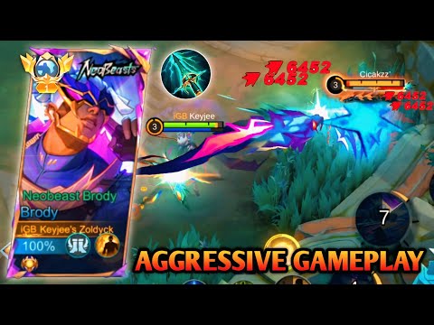 TOP 1 GLOBAL BRODY TUTORIAL AGGRESSIVE LANING, FARMING & ROTATION 2026 ! TOP GLOBAL BRODY - MLBB