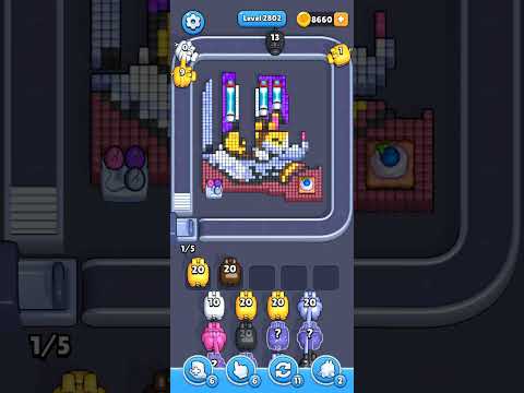 Pixel Flow Level 2802 Walkthrough