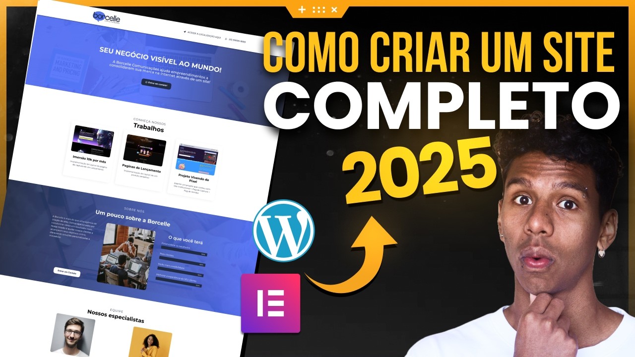 COMO CRIAR UM SITE COMPLETO 2025 - PASSO A PASSO EM 1H