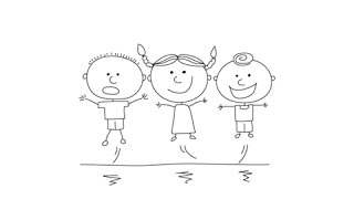 How to draw Children - Easy step-by-step drawing lessons for kids