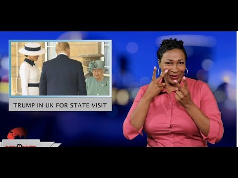 Trump in UK for state visit (ASL - 6.3.19)