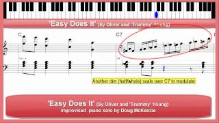 'Easy Does It' - jazz piano tutorial