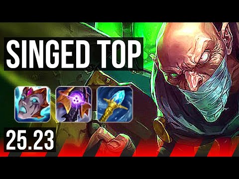 SINGED vs RIVEN (TOP) | 8k comeback | KR Diamond | 25.23