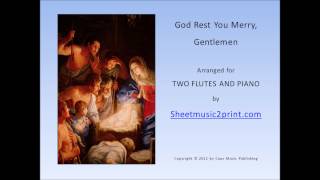 God Rest You Merry, Gentlemen - Flute/Violin Duet Sheet Music