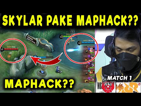 SKYLAR MAPHACK ?? ALBERTT LING INI BOS !! HYPER TIMNAS !! RRQ VS BTR MATCH 1 MPL