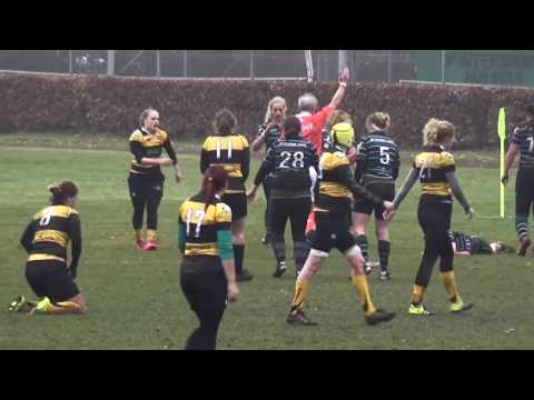 Rugby 2017 RCD Dames   Pickwick Players 19 02 2017 highlights